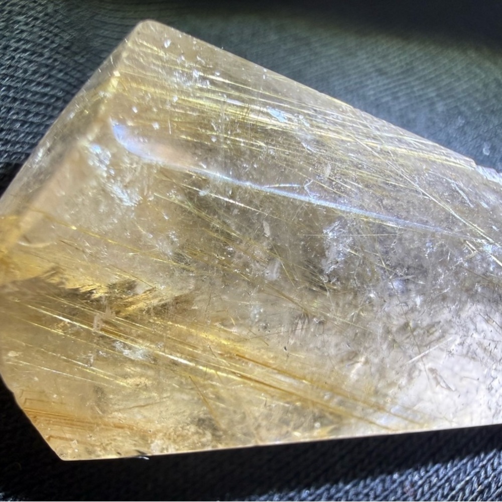 Gold Rutile Quartz Crystal